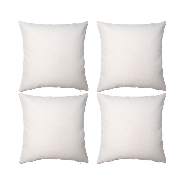 Craft Express 4 Pack Ivory Sublimation Linen Pillow Cover - Craft Express Canada
