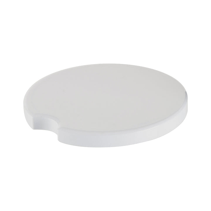 Craft Express 4 Pack of White Ceramic Car Coasters - Craft Express Canada