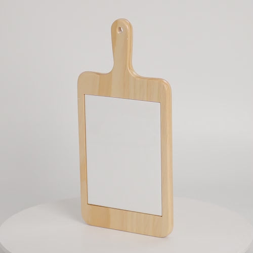 Cheese Board, sublimatable white back, 5 ea, sublimatable cheese